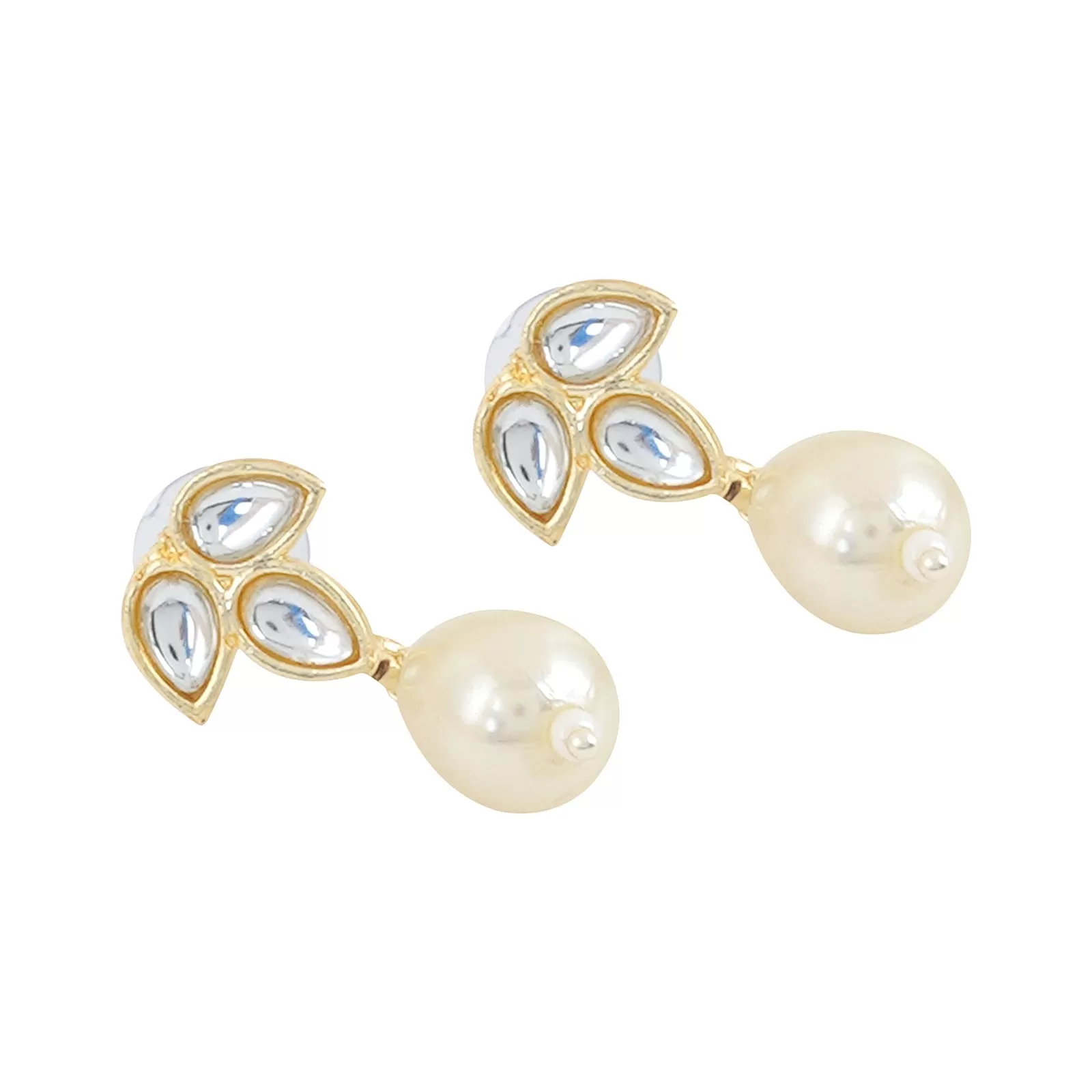 Teejh Kashvi Pearl and Polki Earring