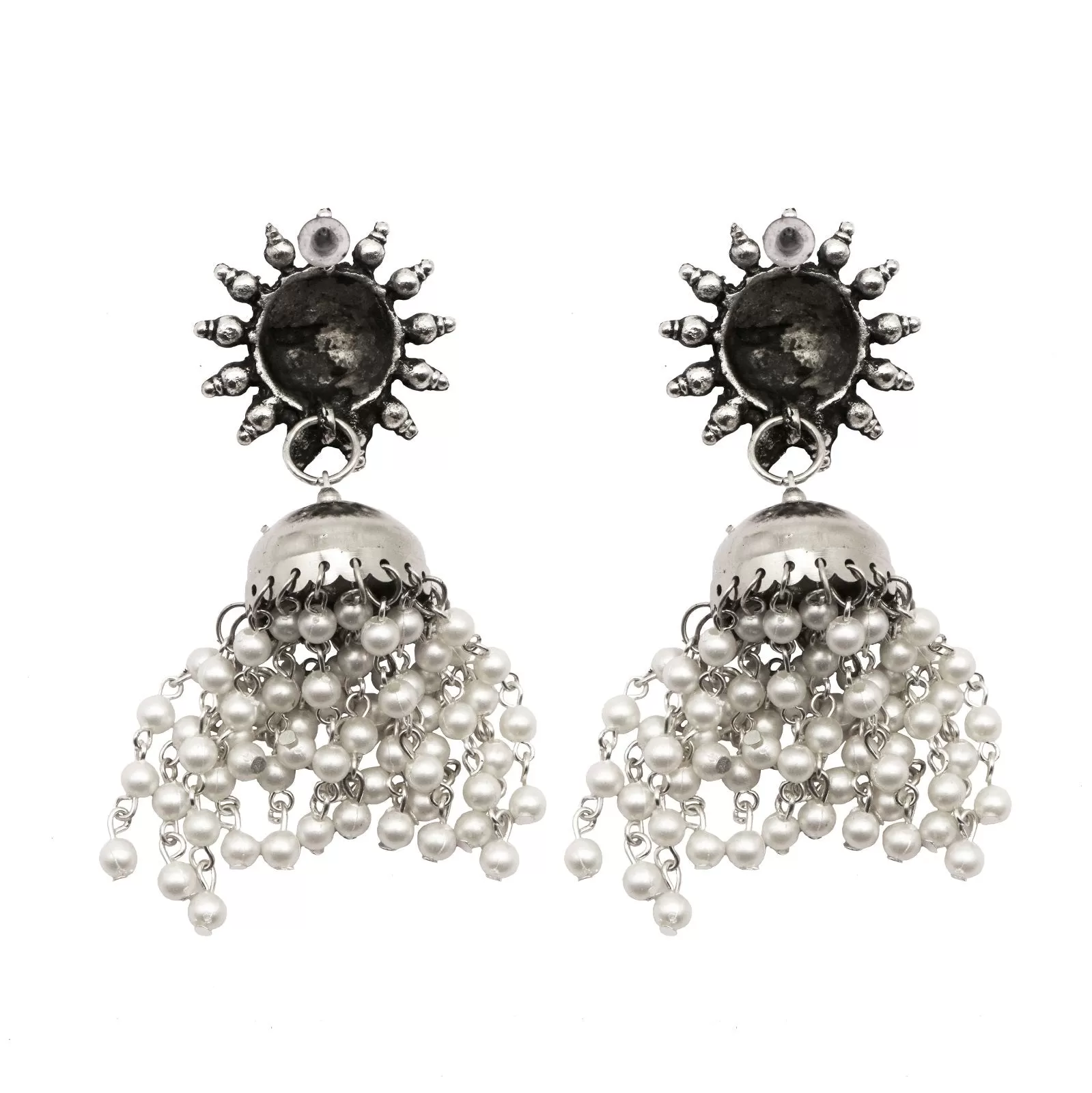 Teejh Rupangi Pearl Jhumki Earrings