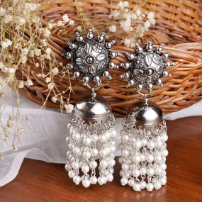 Teejh Rupangi Pearl Jhumki Earrings