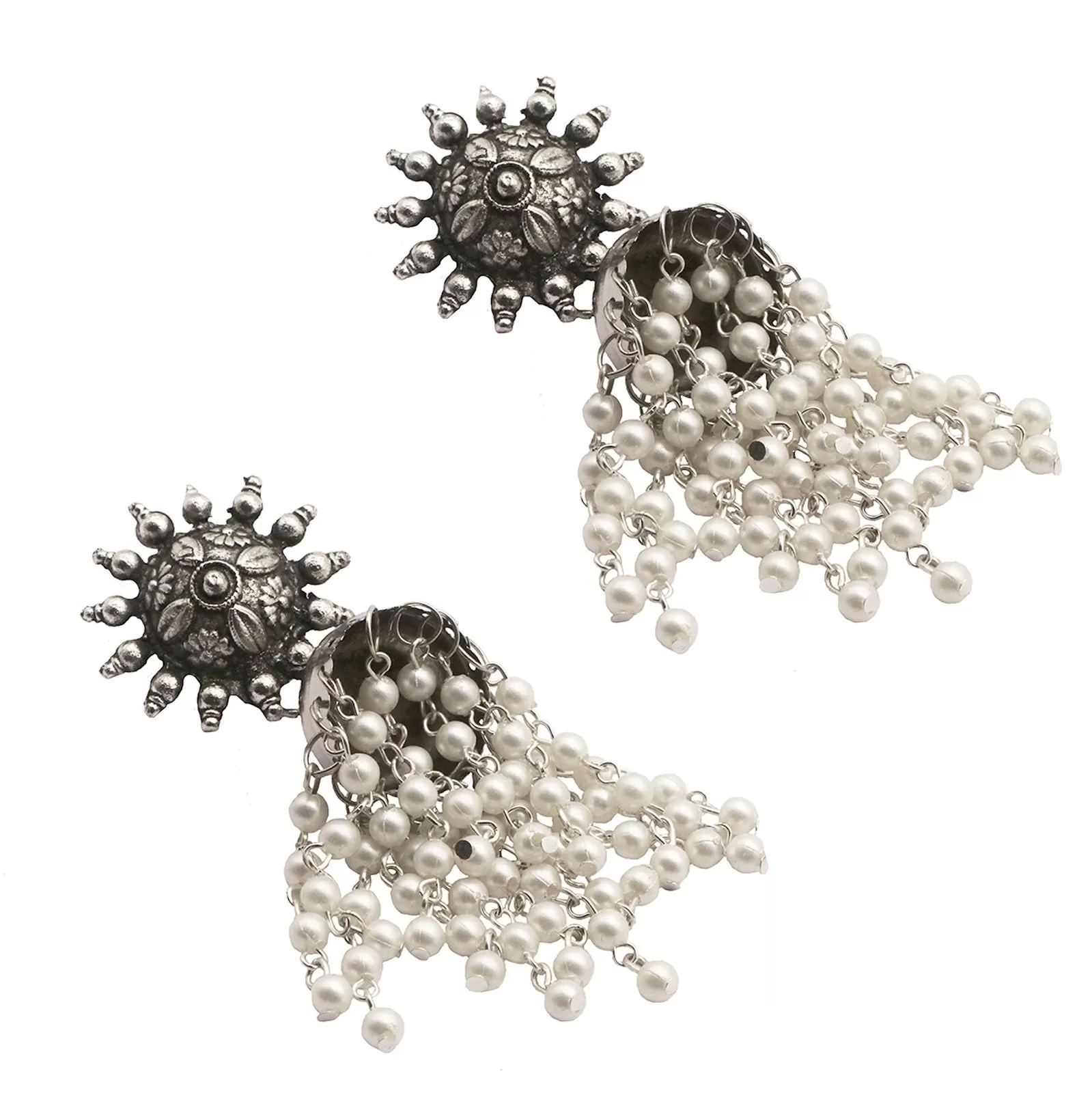 Teejh Rupangi Pearl Jhumki Earrings