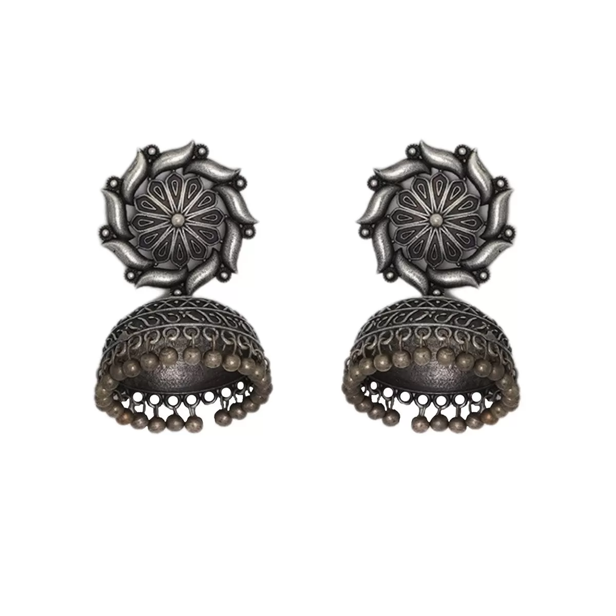 Teejh Sachita Silver Oxidised Jewelry Gift Set