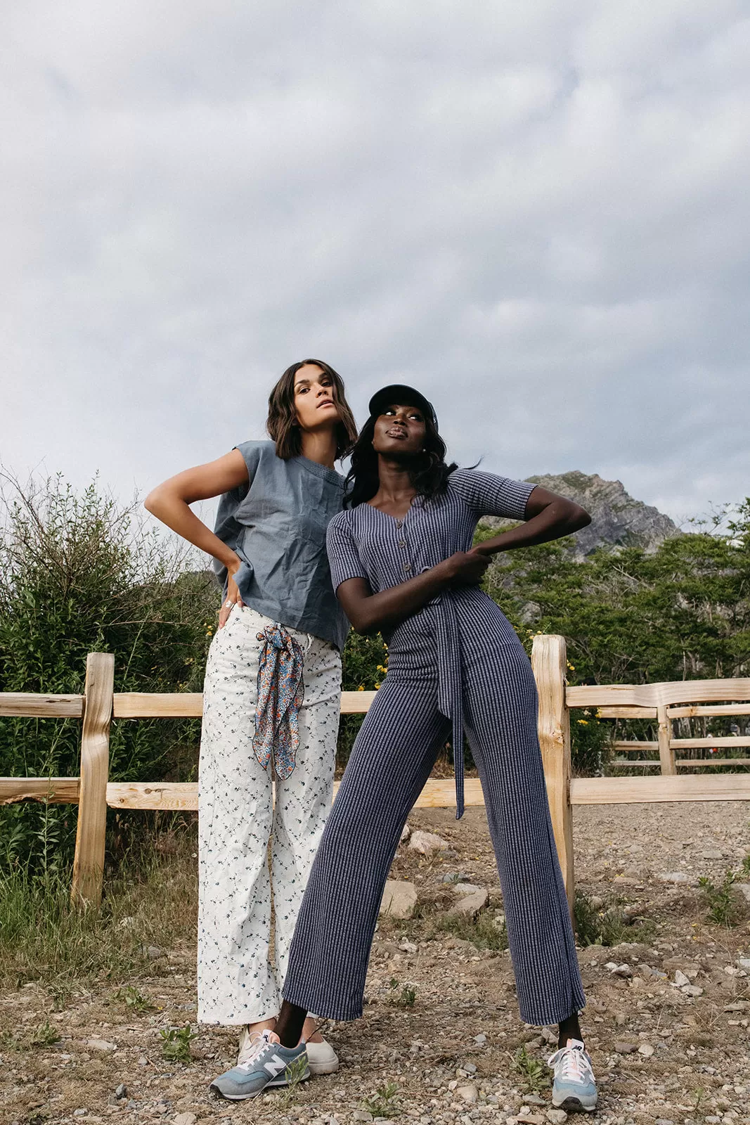 The Goucher Embroidered Pant in Ivory Floral