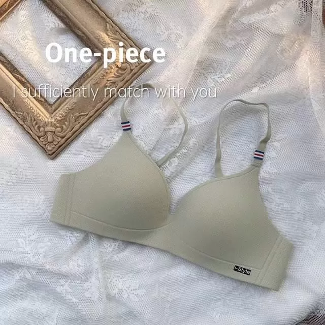 Thin Cup Seamless Push-up Non-wired Strap Comfortable Bra