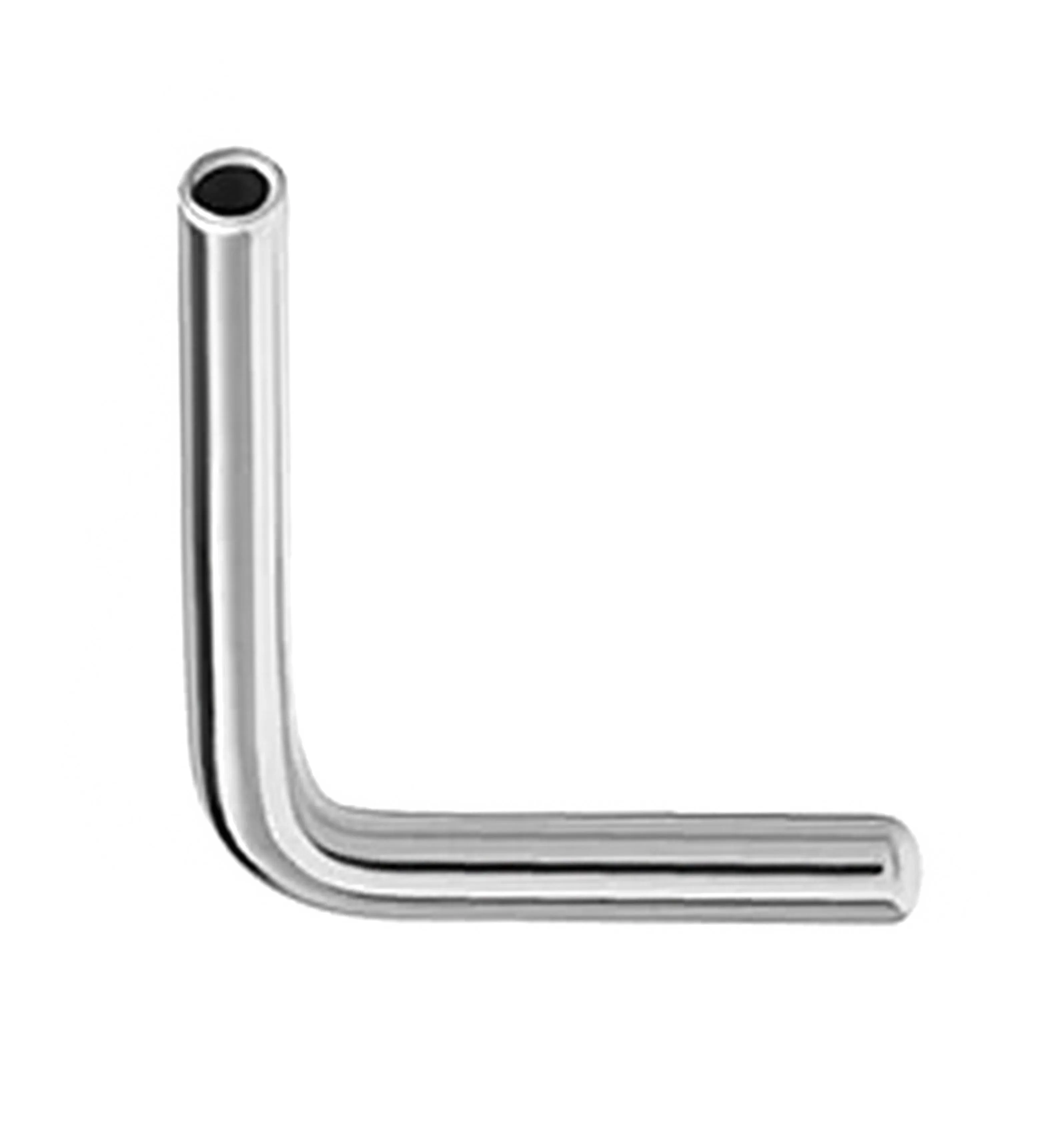 Threadless Titanium L-Bend Nose Ring