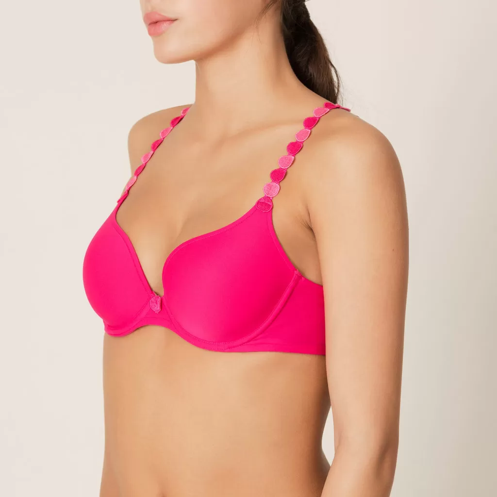 Tom Heart Shape Bra | Electric Pink