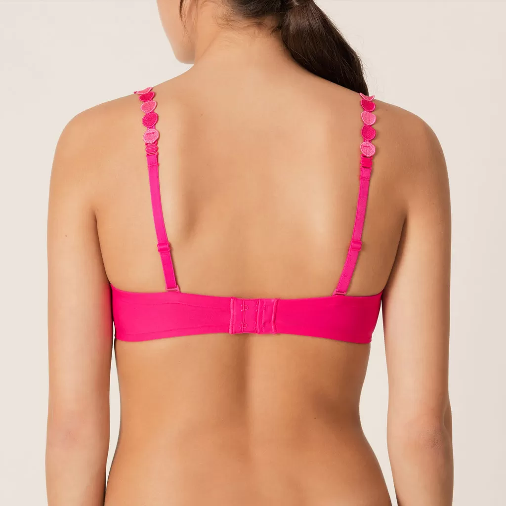 Tom Heart Shape Bra | Electric Pink