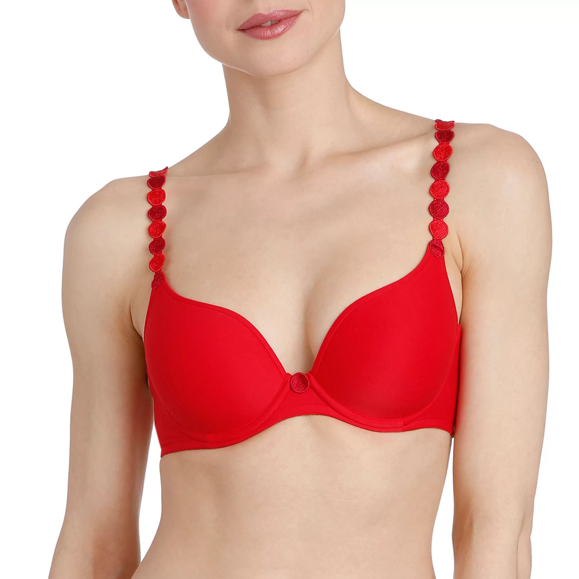 Tom Heart Shape Bra | Scarlet