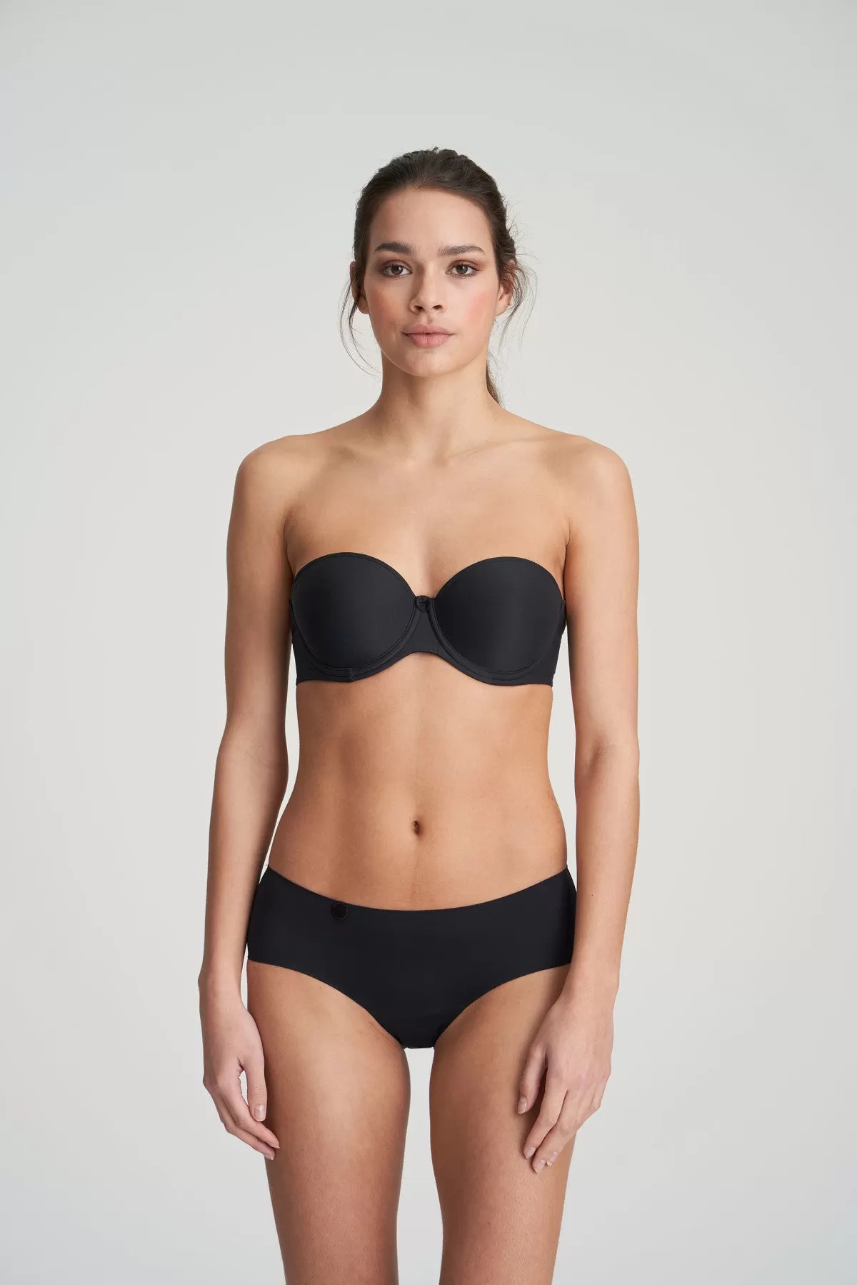 Tom Strapless Bra | Charcoal