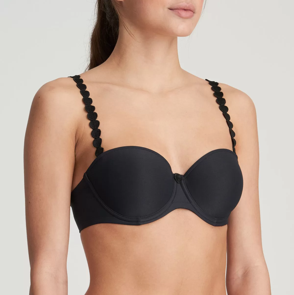 Tom Strapless Bra | Charcoal