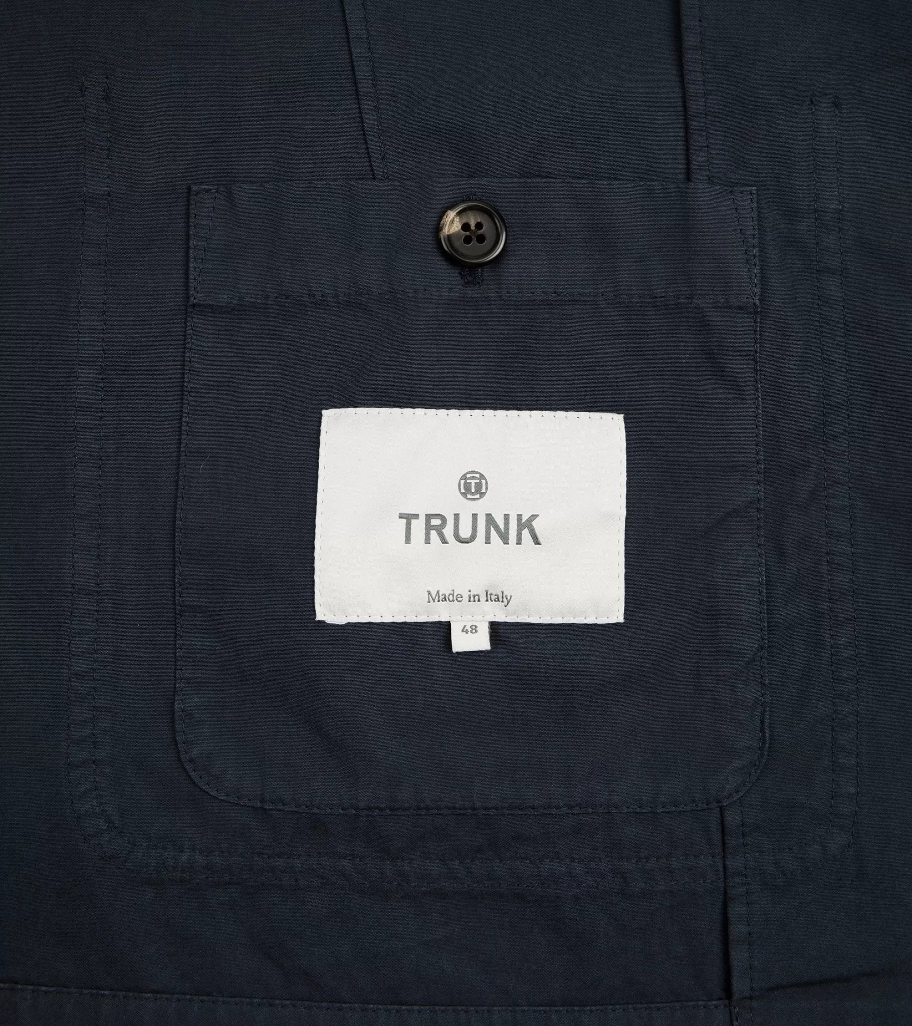 Trunk Culcross Cotton Poplin Jacket: Navy