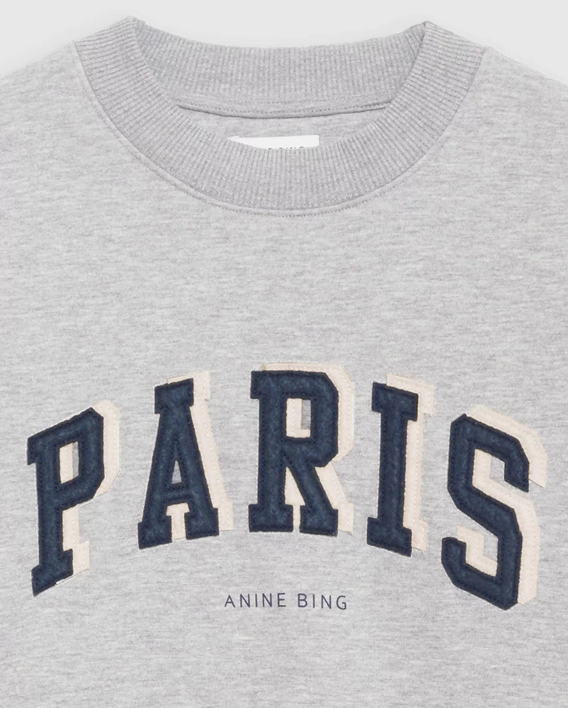 TYLER SWEATSHIRT PARIS / HEATHER GREY