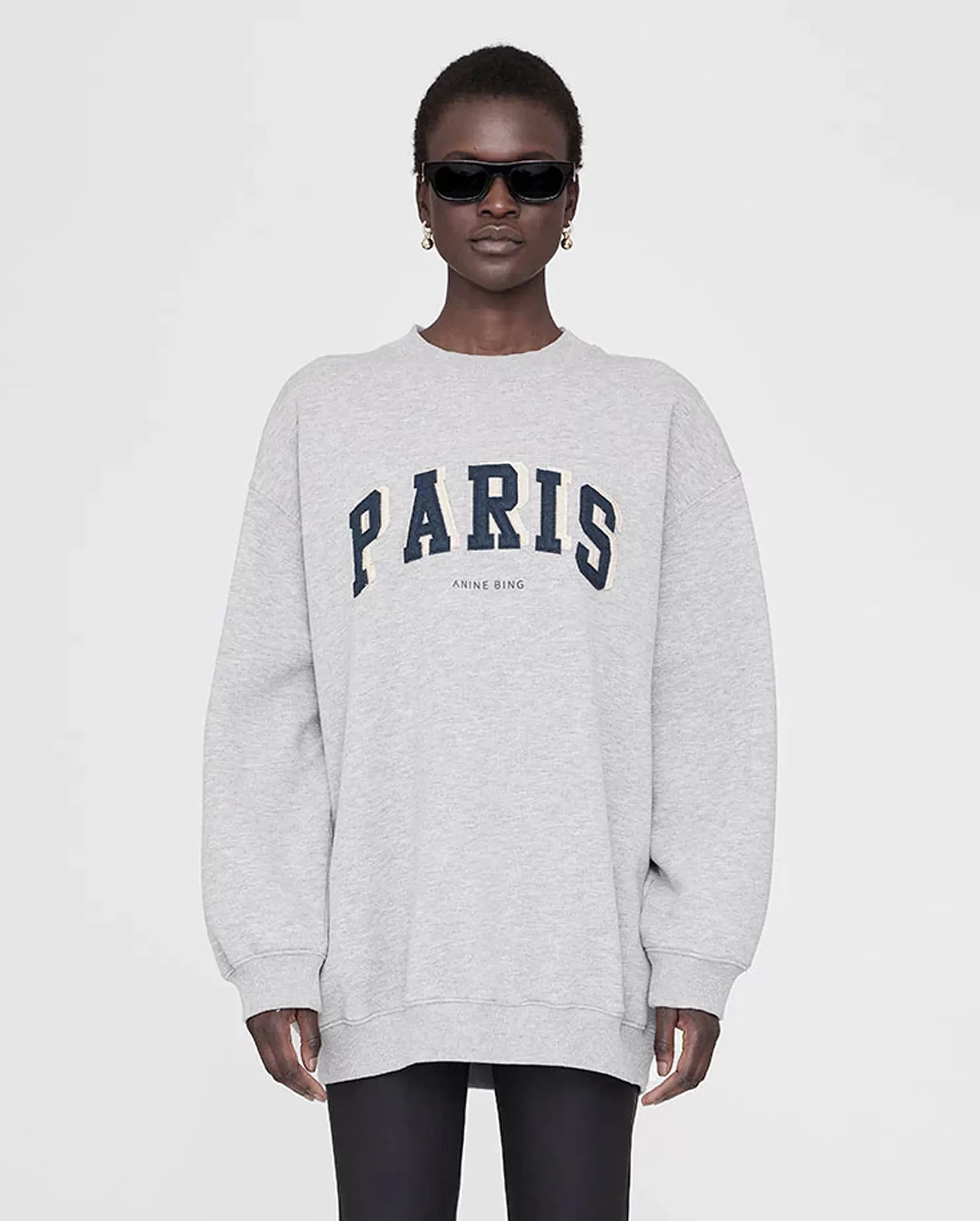 TYLER SWEATSHIRT PARIS / HEATHER GREY