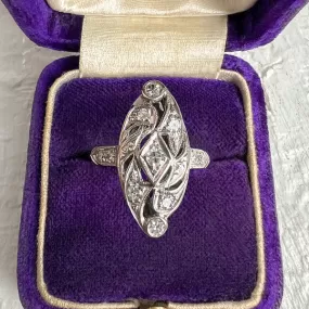 Vintage Diamond Dinner Ring