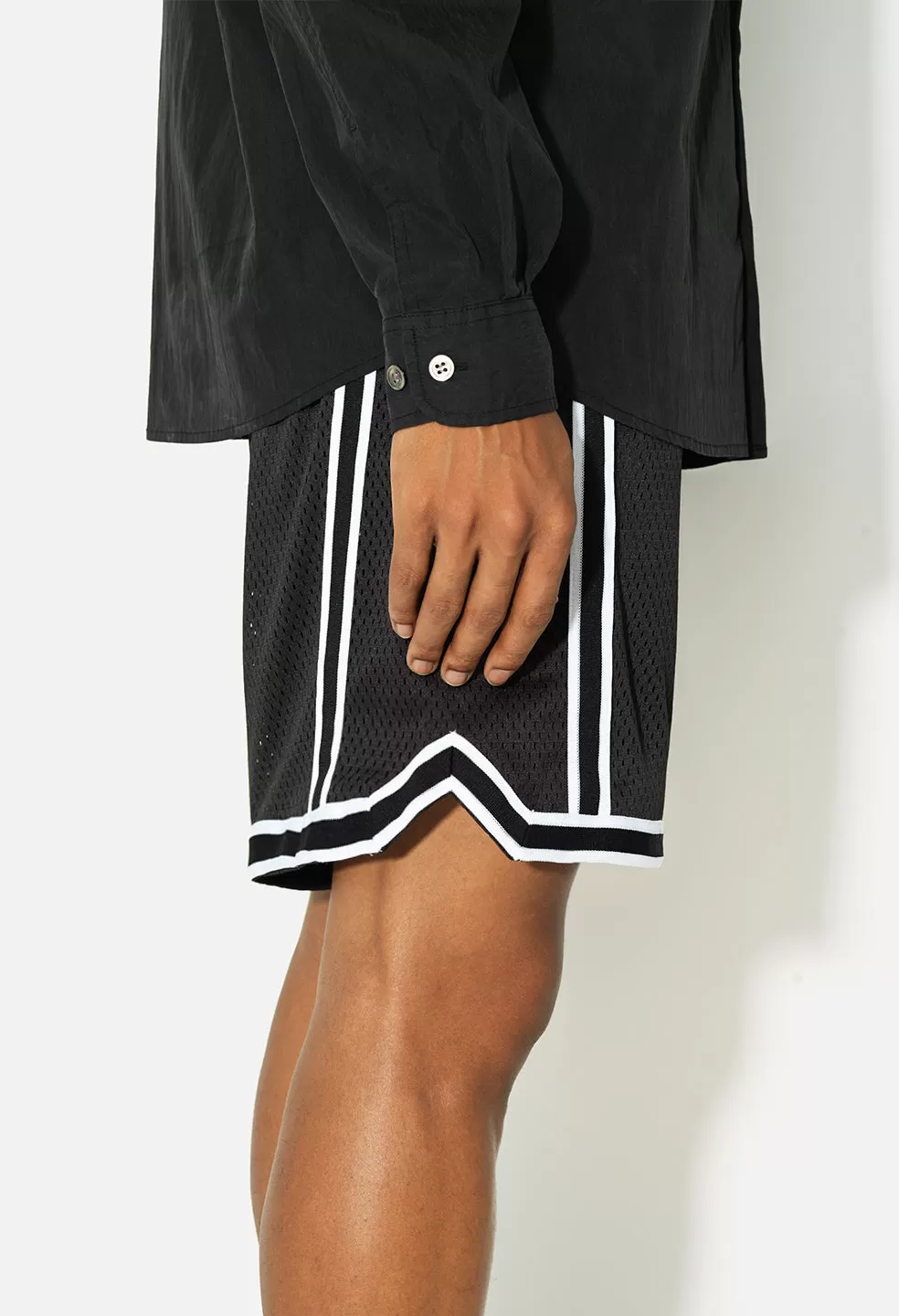 Vintage Varsity Shorts / Black