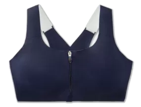 W Brooks Dare Zip Run Bra, DD/E