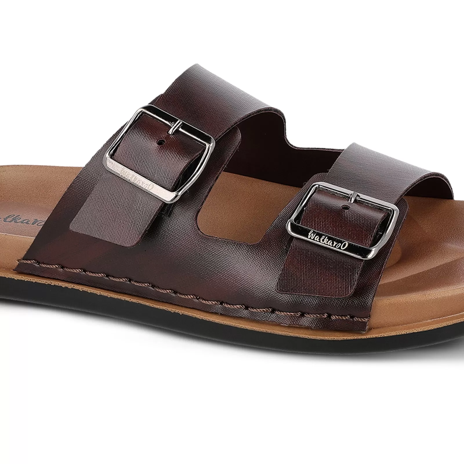 Walkaroo  Men Sandals  - WE1337 BROWN