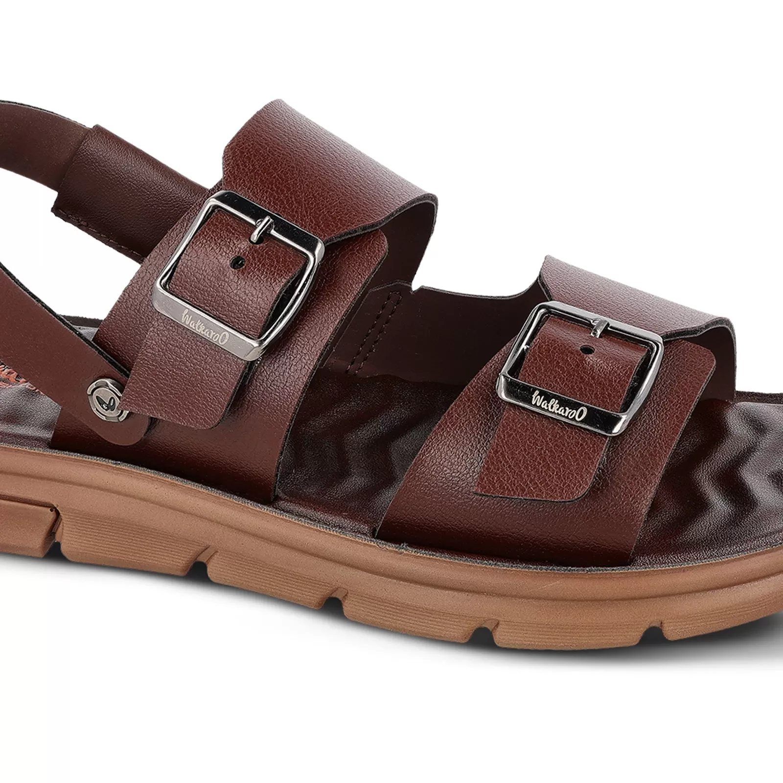 Walkaroo  Men Sandals  - WE1712 BROWN