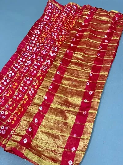 Women Ghatchola Bandhej Art Silk Dupattas