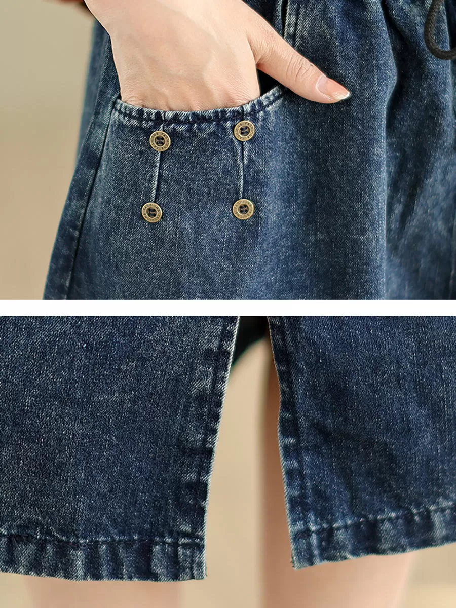 Women Summer Casual Denim Skirt KL1036