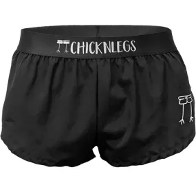 Women's Black 1.5" Split Shorts