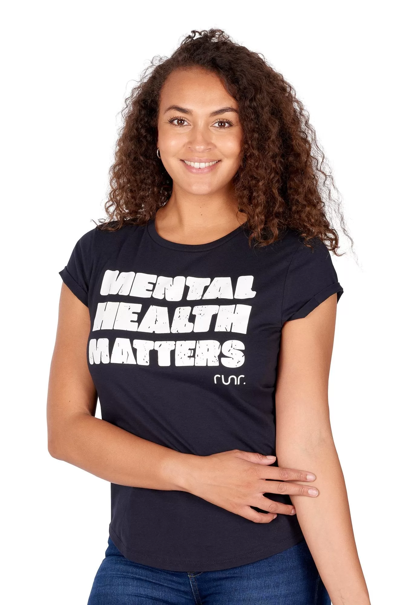 Women's Mental Health Matters T-Shirt - Navy