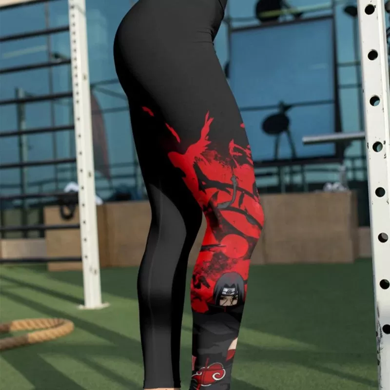 Women's Naruto 'Akatsuki | Kunai' Leggings Yoga Pants