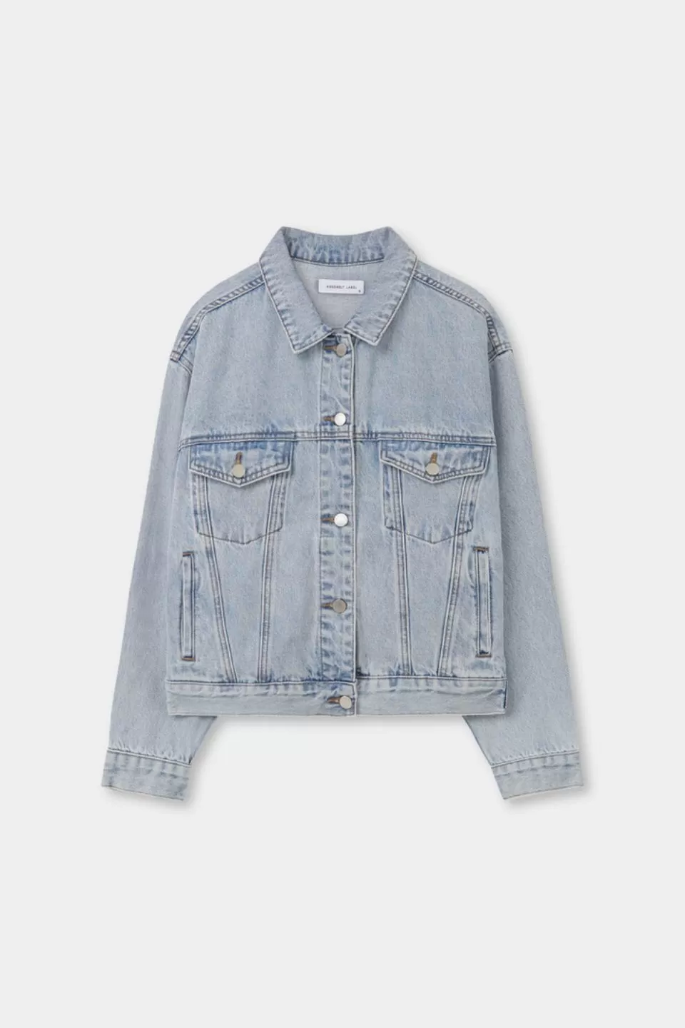 Womens Super Light Blue Denim Jacket