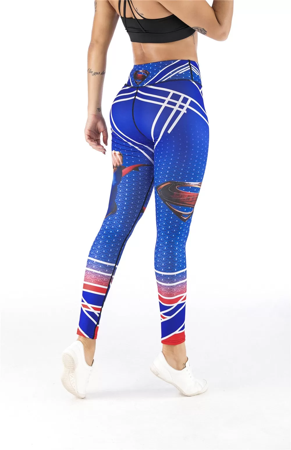 Women's Superman 'Red White and Blue' Leggings