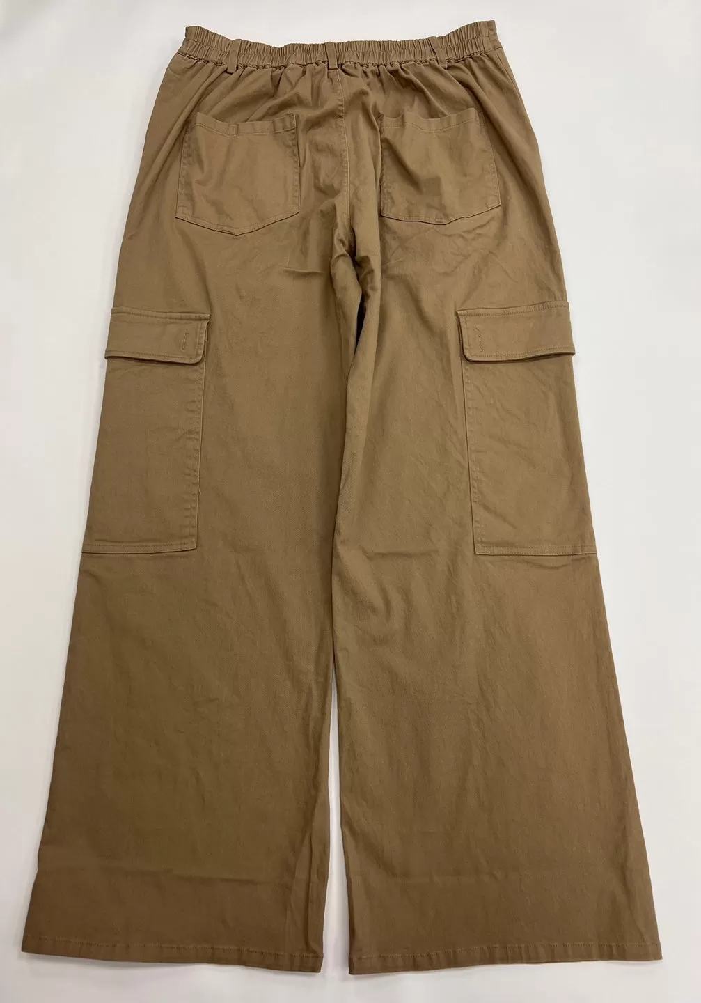 Women's Twill Wide Pants with Pockets