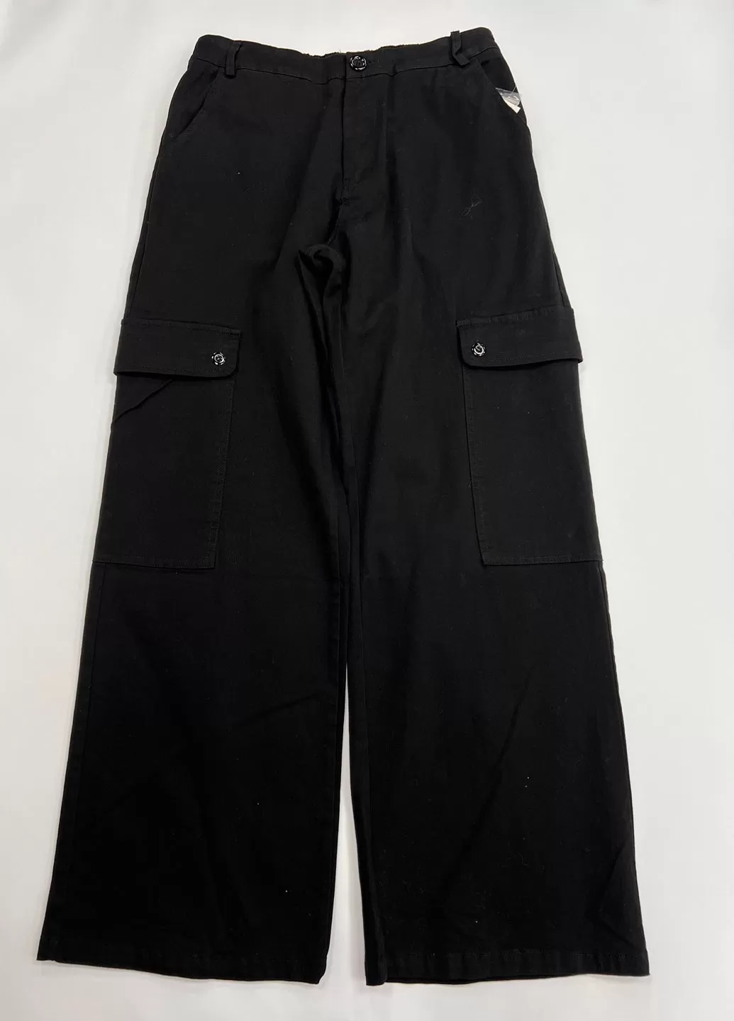 Women's Twill Wide Pants with Pockets